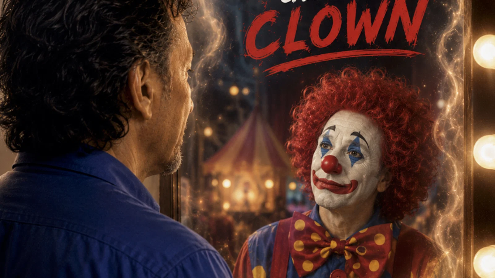 Ik lach als een clown background