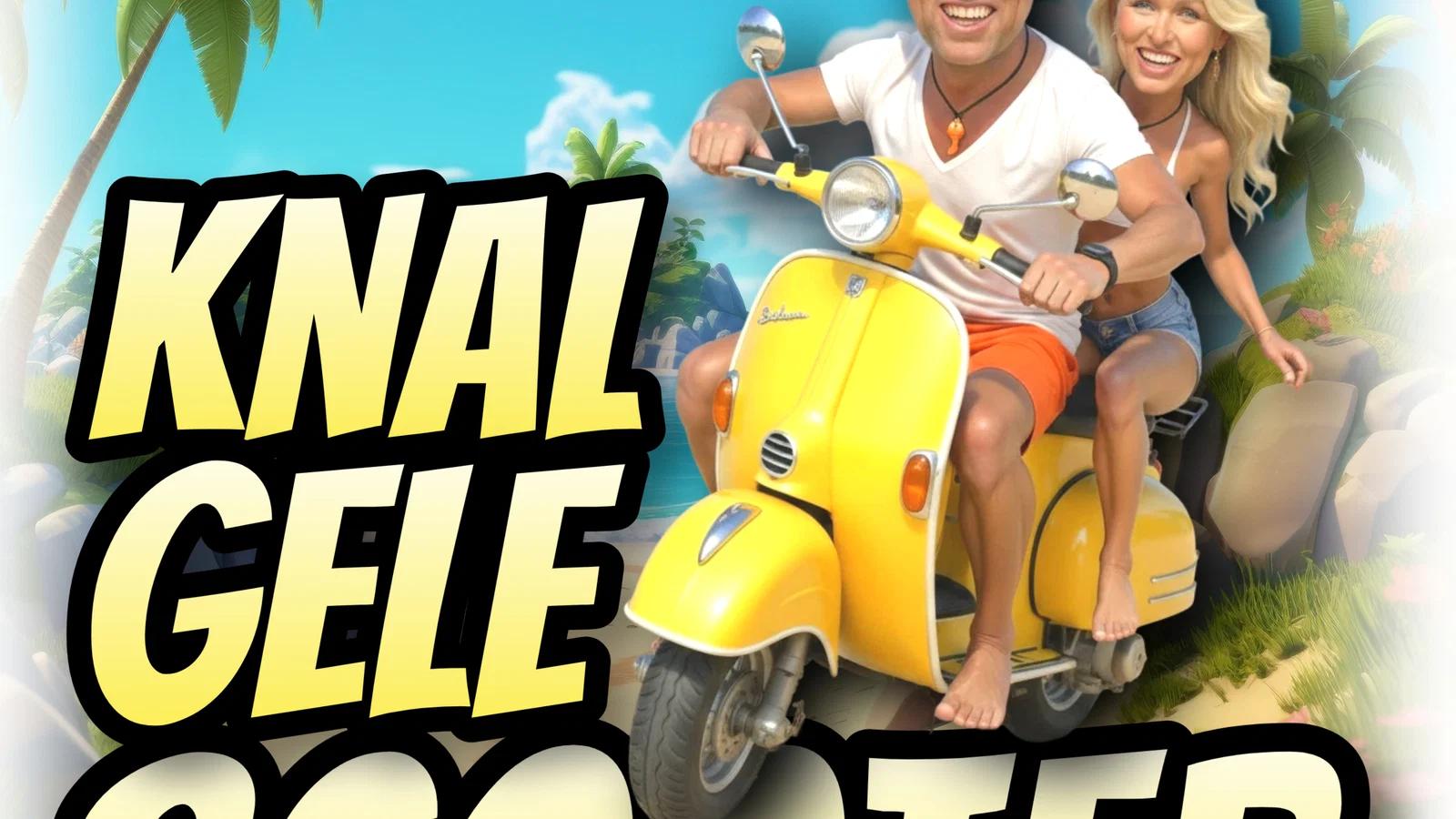 Knal Gele Scooter background