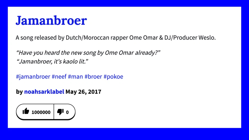 Jamanbroer background