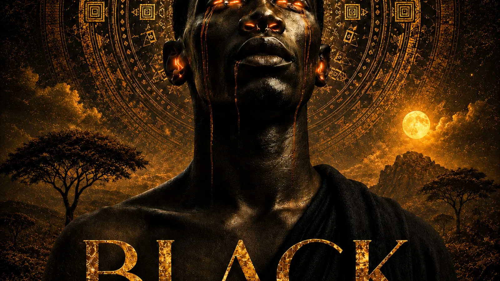 BLACK background