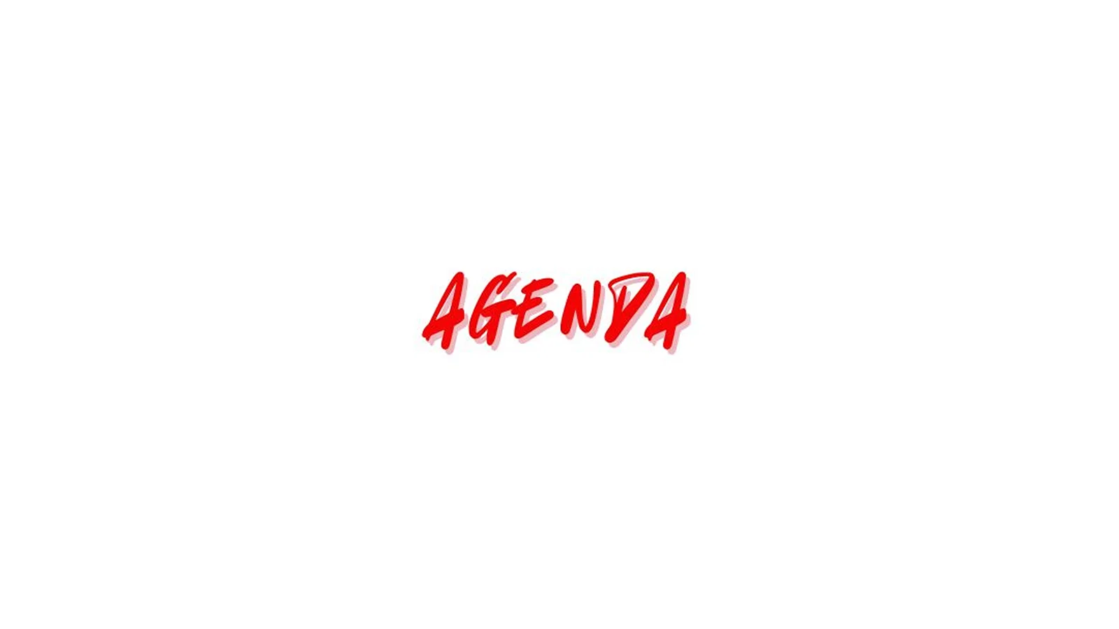 Agenda background