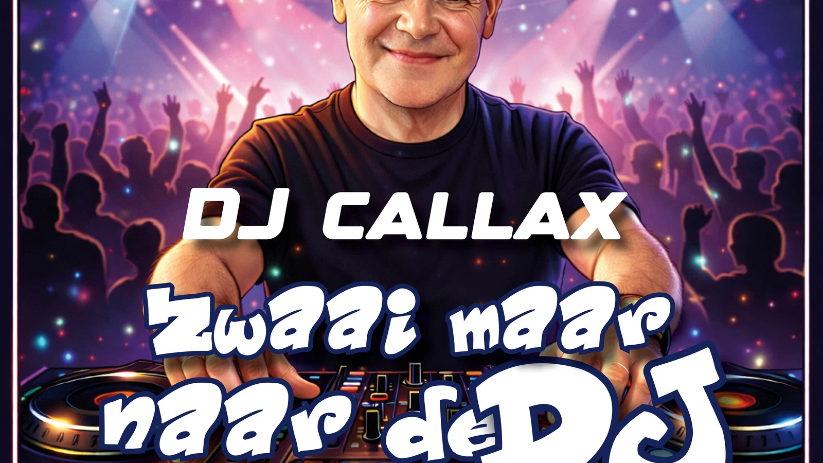 Zwaai maar naar de DJ background