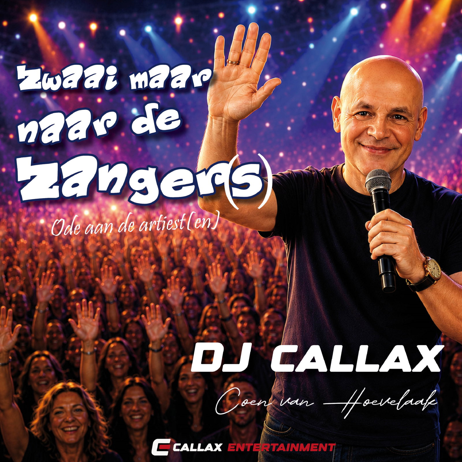 Zwaai maar naar de zanger(s)