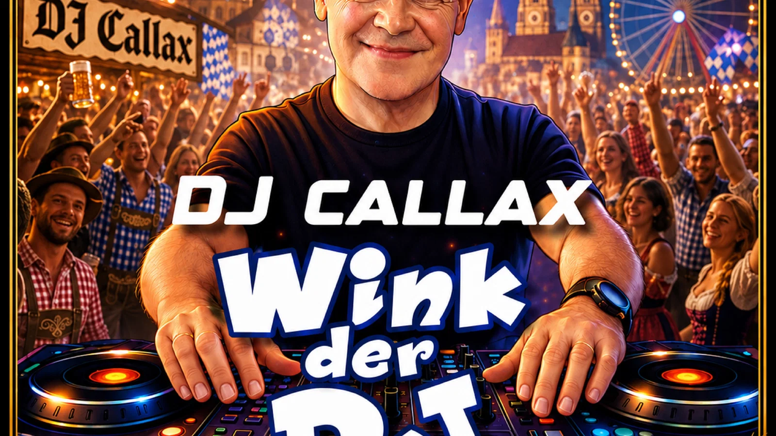 Wink der DJ zu background