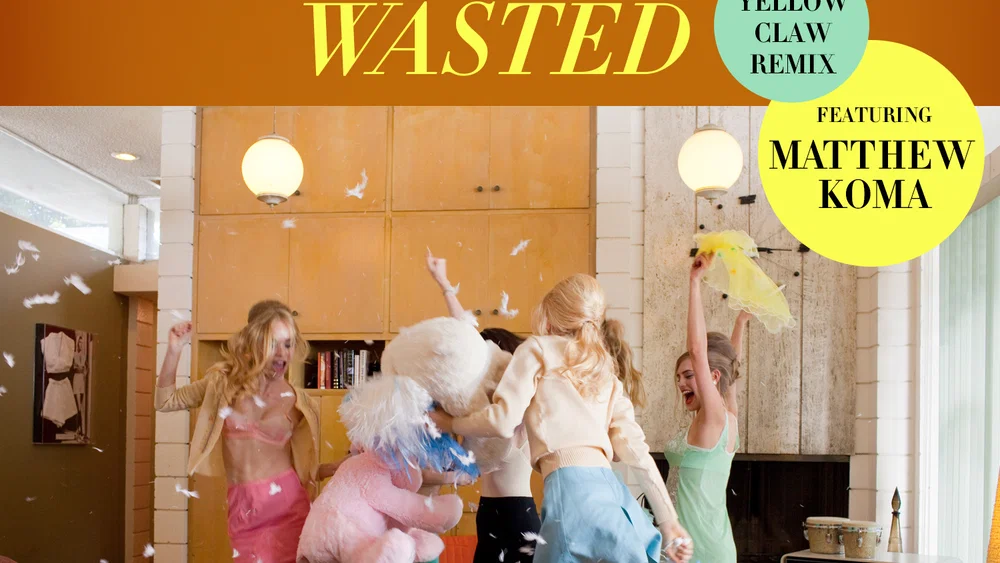 Wasted - Yellow Claw Remix background