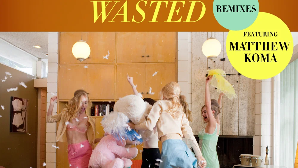 Wasted - Remixes background