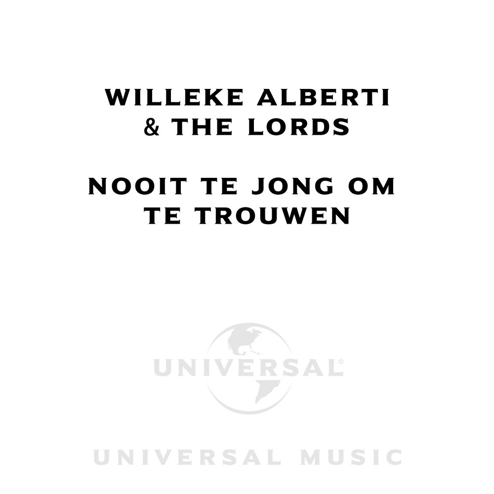 Nooit Te Jong Om Te Trouwen
