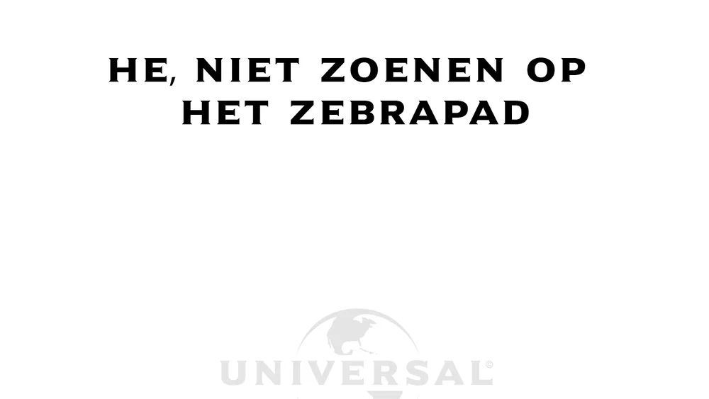 He, Niet Zoenen Op Het Zebrapad background