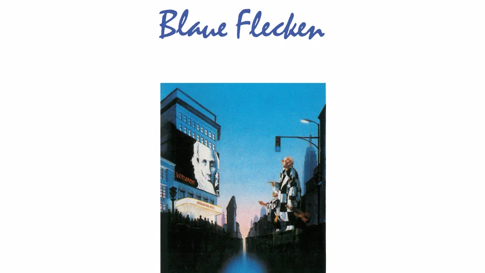 Blaue Flecken background