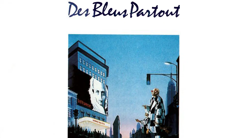 Des Bleus Partout background