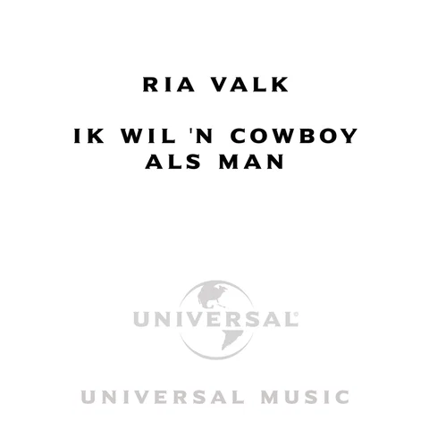 Ik Wil 'N Cowboy Als Man