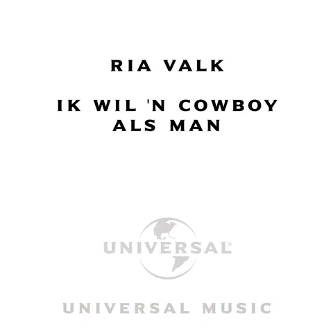 Ik Wil 'n Cowboy Als Man