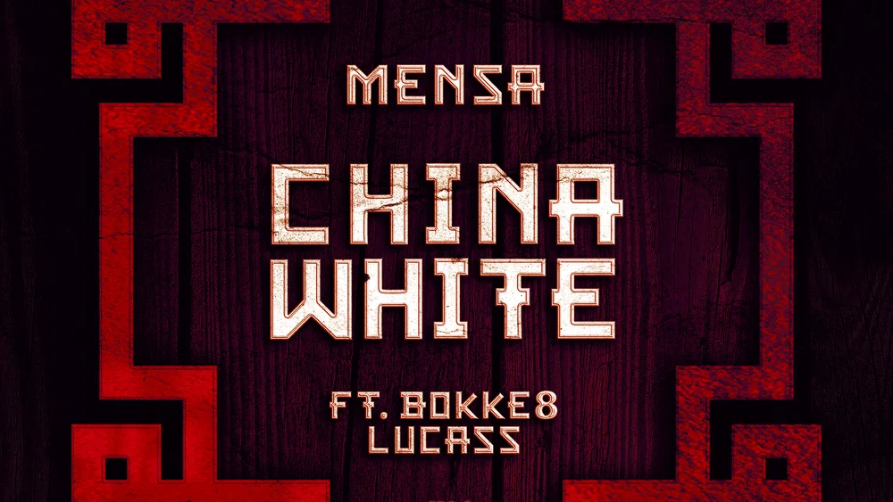 China White background