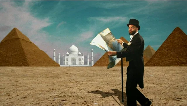 De Wereld In background