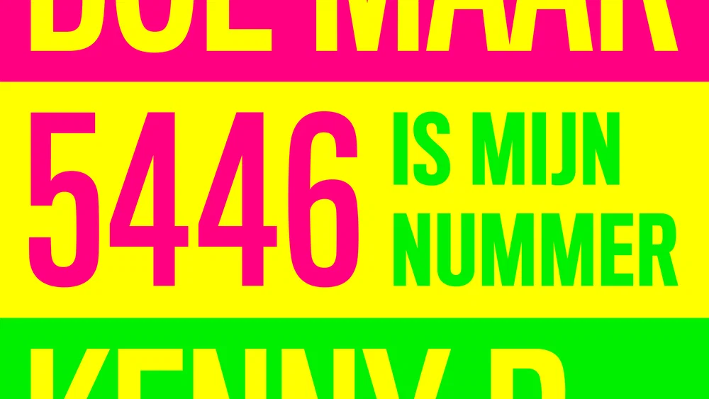 5446 Is Mijn Nummer background