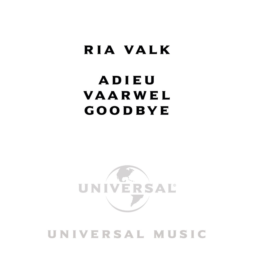 Adieu - Vaarwel - Goodbye