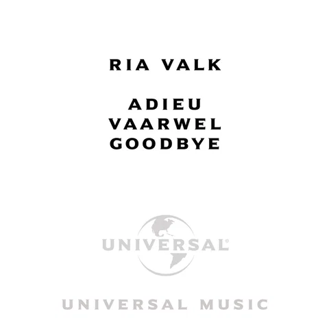 Adieu - Vaarwel - Goodbye