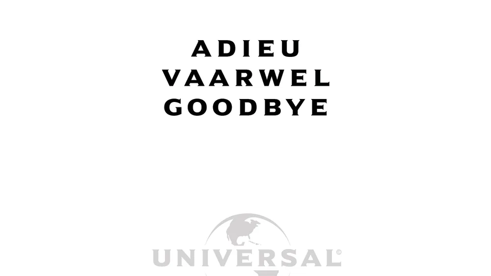 Adieu - Vaarwel - Goodbye background