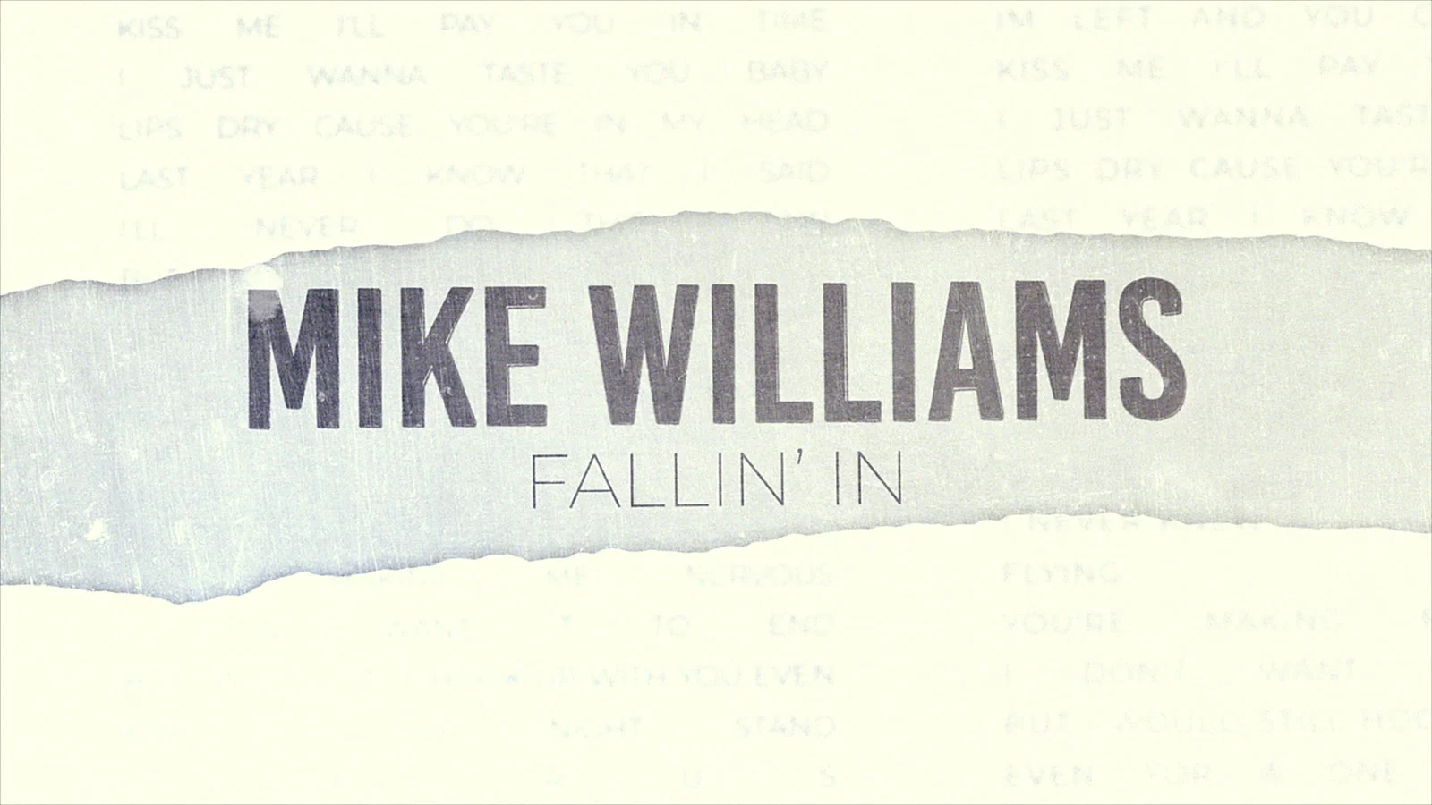 Fallin' In - Lyric Video background