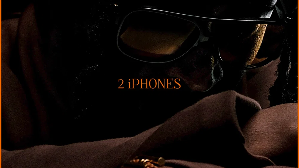 2 iPHONES background