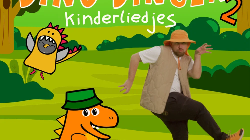 Dino Dingen: Kinderliedjes Om Op Te Springen - EP 2 background