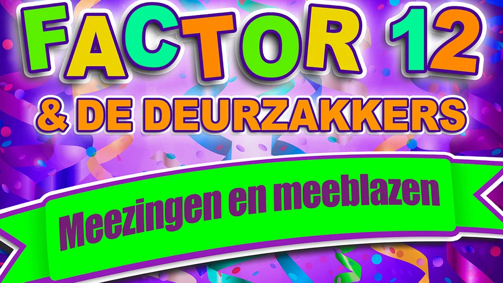 Meezingen en Meeblazen background