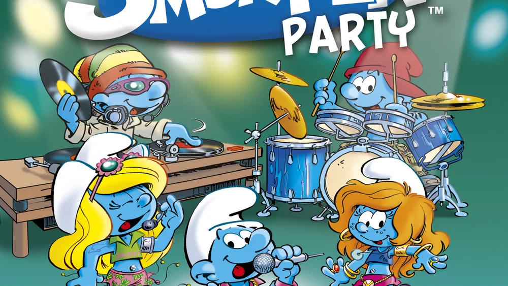 Smurfenparty background