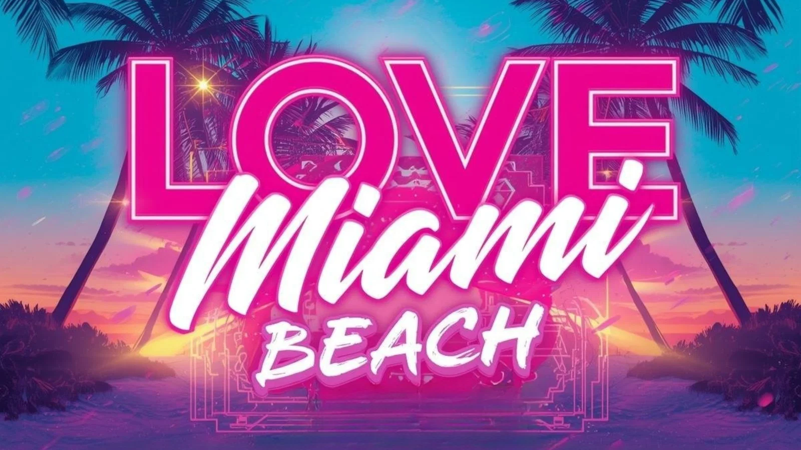 Love Miami Beach background