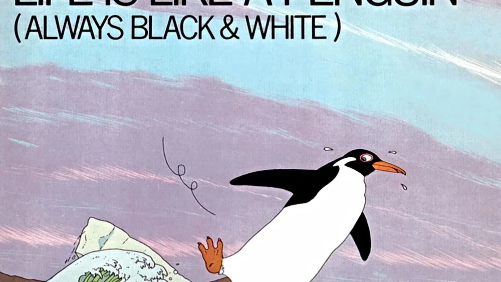Life Is Like a Penguin background