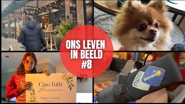 Vlog 8 | Trouwtaart Proeven, Kleding Sponsor & Interview Sterren NL background