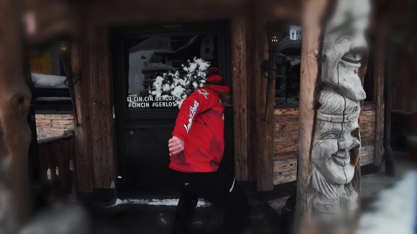 Bruine Piste background