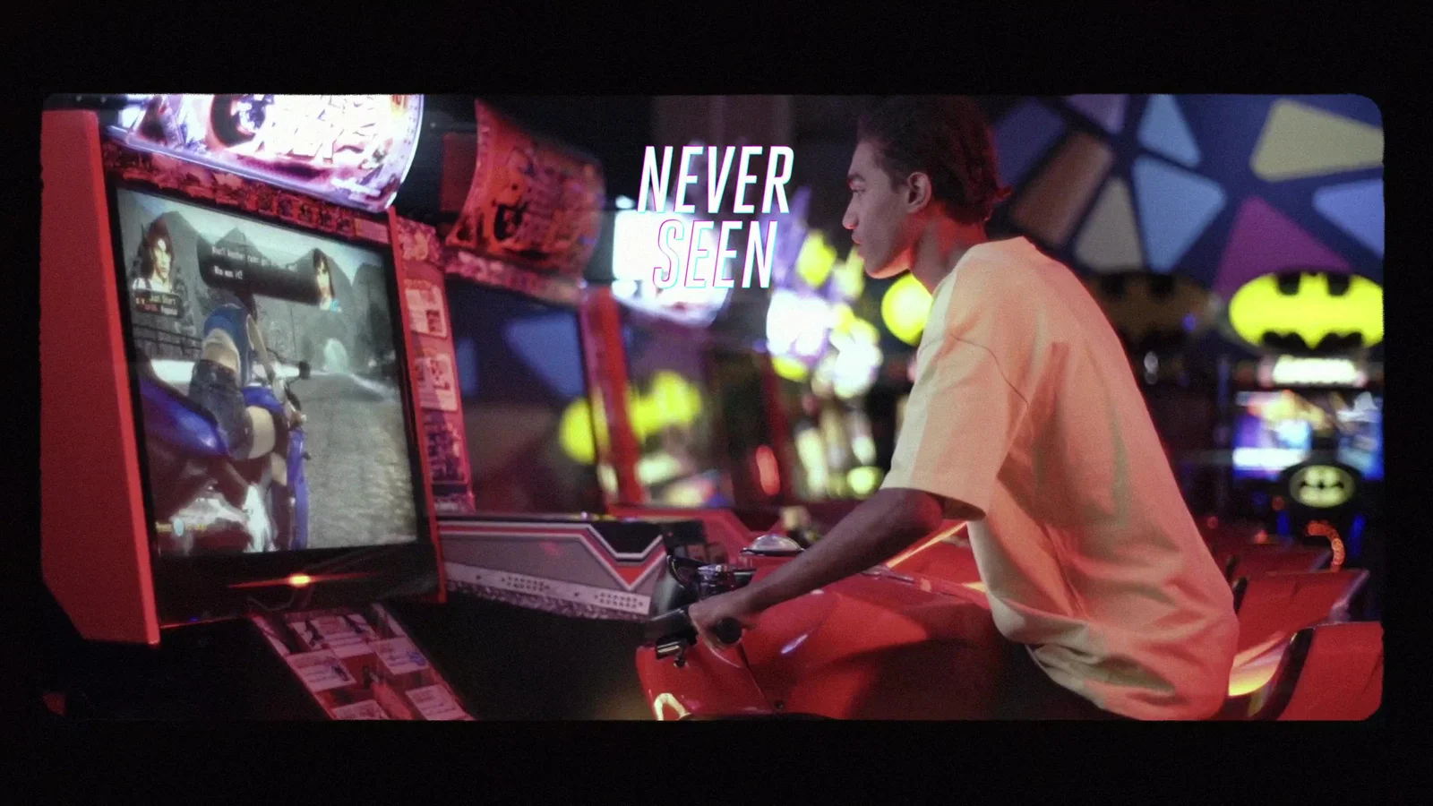 Take A Chance - Lyric Video background
